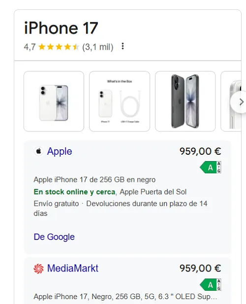 que son los rich snippets